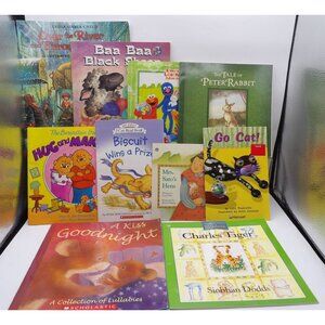 Set of 10 Easy Read and Read to me Books for Young Children- Peter Rabbit, Beren